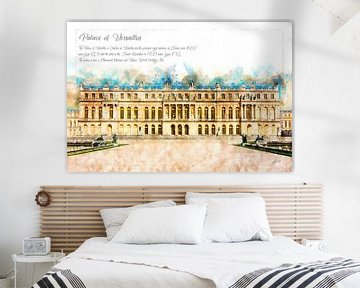 Versailles, Waterverf, Frankrijk van Theodor Decker