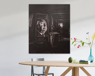 Hovel avec image illuminée d'Alfred Hitchcock sur Atelier Liesjes