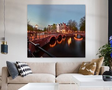 Grachten von Amsterdam von Tom Bennink