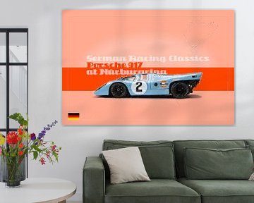 Porsche 917 auf dem Nürburgring, Deutschland von Theodor Decker