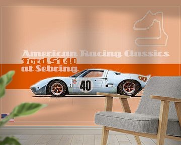 Ford GT40 in Sebring, USA von Theodor Decker