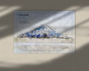 Fuji, Japan von Theodor Decker