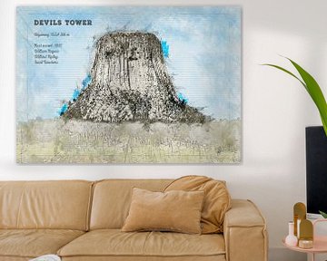 Devils Tower, Wyoming, USA by Theodor Decker