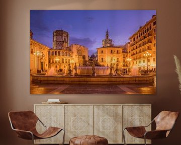 Valencia Plaza de la Virgen von Elroy Spelbos Fotografie