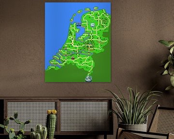 Carte des Pays-Bas sur Armin Palavra