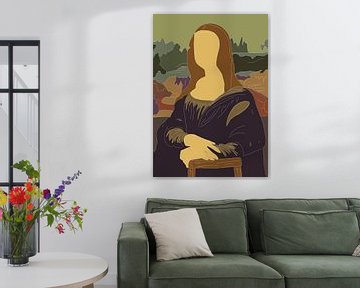 Mona Lisa - Leonardo da Vinci van Debora Van Eijk