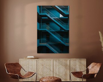 L'escalier de la cascade bleue sur Maikel Claassen Fotografie