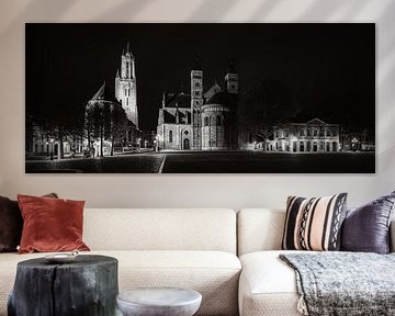 Maastricht - Vrijthof - Sint Servaas Basiliek - Sint Janskerk- Hoofdwacht