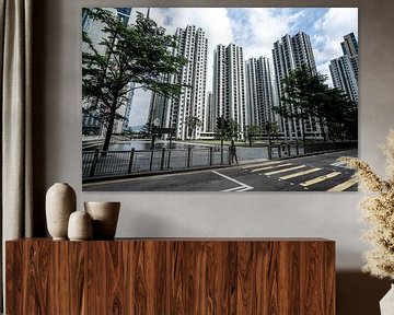 Wohnungen und Geschäfte in Hongkong von Mickéle Godderis