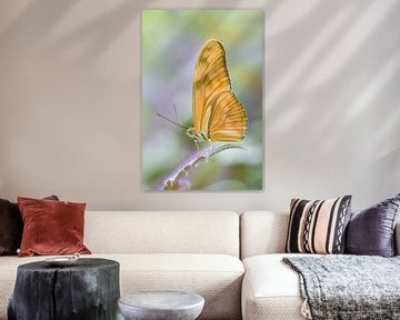 Papillon au pastel sur Marleen Baas