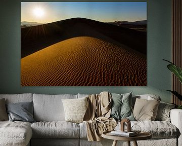 Dune against the light by Denis Feiner