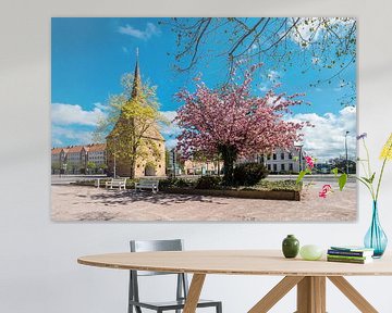 Stenen Poort in de Hanzestad Rostock van Rico Ködder