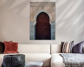Door in Morocco by Patrycja Polechonska
