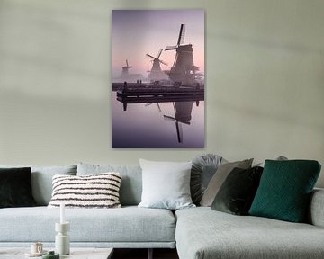 Dutch windmills on the Zaanse Schans