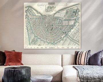 Amsterdam, kaart van Atelier Liesjes