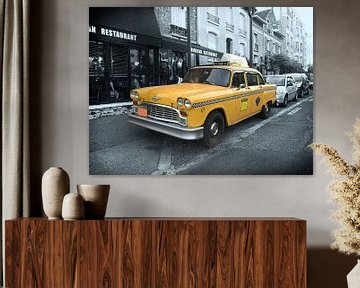 Yellow Cab van Rene van Heerdt