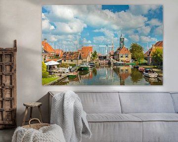 Le vieux village de Hindeloopen sur Martin Bergsma