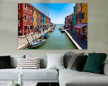 Gekleurde huisje van Burano (Venetië) van Merijn Loch