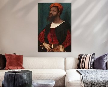 Portret van een Afrikaanse man, Jan Jansz Mostaert - ca. 1525