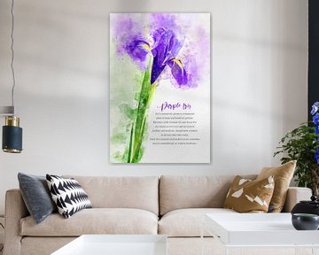 Purple Iris by Theodor Decker