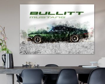 Bullitt Mustang by Theodor Decker