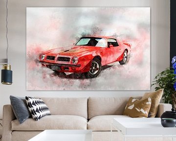 1974 Pontiac Firebird Trans Am by Theodor Decker