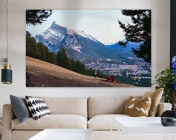 Rundle from Banff View Point by Graham Forrester