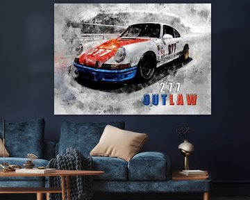 Porsche Outlaw, Magnus Walker by Theodor Decker