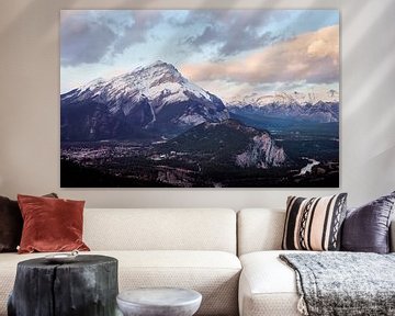 Cascadeberg boven Banff van Graham Forrester