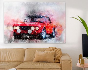 Lancia Fulvia HF Rouge sur Theodor Decker