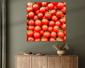 Kirschtomate, Tomate, rot, Gemüse, Obst, Markt von Leo van Maanen