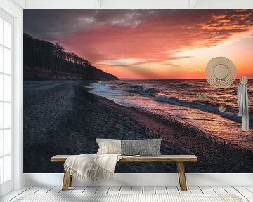 Sunset at the Ostee by Arnold Maisner