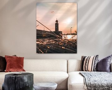 Lighthouse at the North Sea by Arnold Maisner