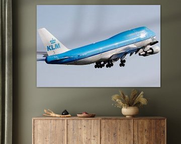 744 KLM Departing Schiphol van Floris Struis
