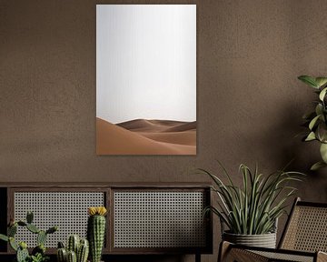 Les dunes de sable du Sahara marocain sur Jarno Dorst