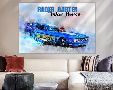 Roger Garten's, War Horse met titel van Theodor Decker