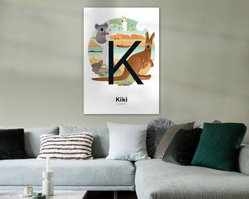 Name poster Kiki by Hannah Barrow