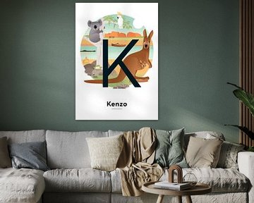 Affiche nominative Kenzo