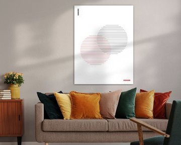 Abstracte, Minimalistische Cirkels van MDRN HOME