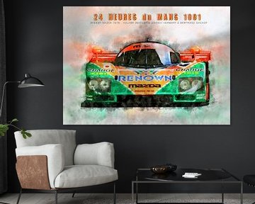Mazda 787B, Le Mans winnaar 1991 van Theodor Decker