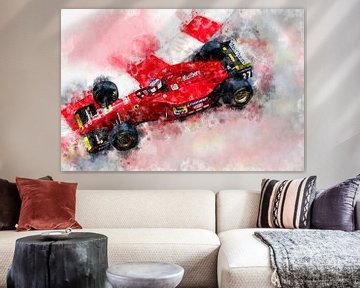 Jean Alesi, Ferrari by Theodor Decker