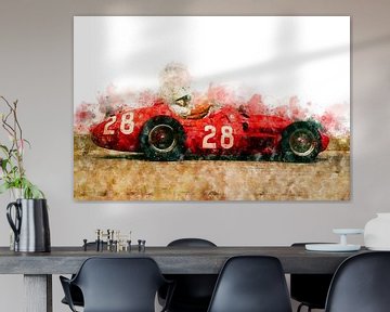 Stirling Moss, Maserati 250F by Theodor Decker