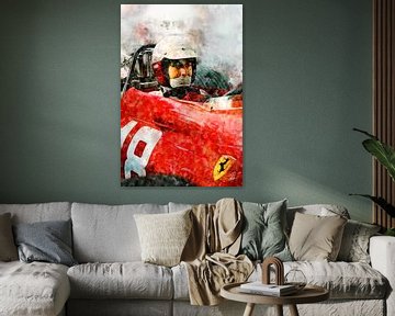 Lorenzo Bandini, Ferrari Close von Theodor Decker