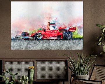 Niki Lauda, Ferrari No.12 by Theodor Decker