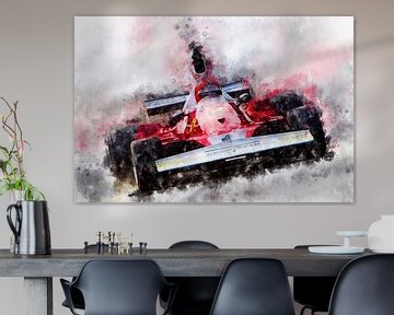 Niki Lauda, Ferrari n°1 sur Theodor Decker