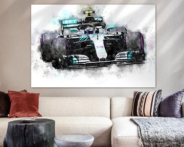 Valtteri Bottas, Mercedes 2018 van Theodor Decker