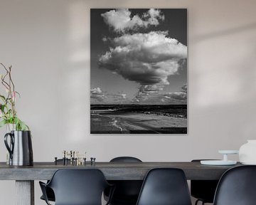 Wolken über dem Strand von Scheveningen von DuFrank Images