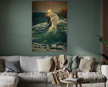 Meerjungfrau, Howard Pyle von Atelier Liesjes