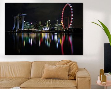 Skyline von Singapur von Jesper Boot