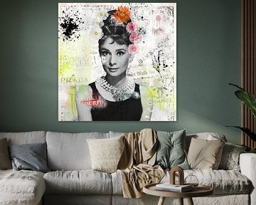 Audrey Hepburn van Rene Ladenius Digital Art